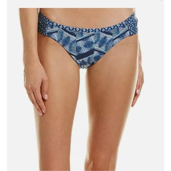 Lucky Brand Nomad Ikat Reversible Side Sash Hipster Bikini Bottom NWT Size Small - Picture 2 of 9